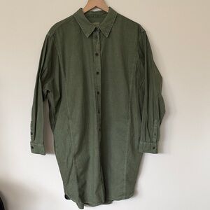 Oversized Shirt Dress
